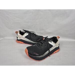 Altra Olympus 4 Women's Size 6.5 Trail Running Shoes Black Foot Shape *See desc